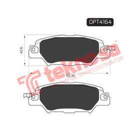 Brake Components Brake Pads OPT4164 for Sale South Africa Brake Pads SpareMe