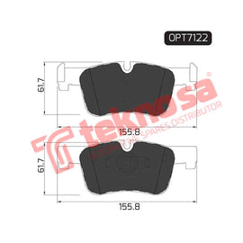 Brake Components Brake Pads OPT7122 for Sale South Africa Brake Pads SpareMe