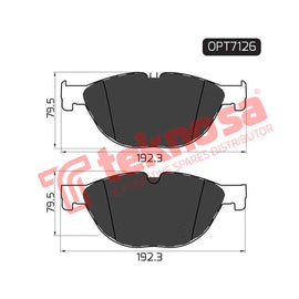 Brake Components Brake Pads OPT7126 for Sale South Africa Brake Pads SpareMe