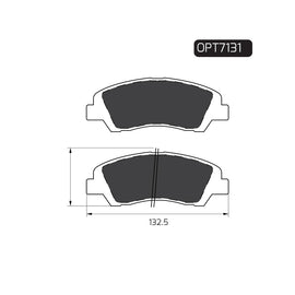 OPTIMA Front Brake Pads for Hyundai i10 - SKU OPT7131 - SpareMe South Africa