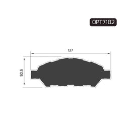 OPTIMA Front Brake Pads for Honda Amaze - SKU OPT7182 - SpareMe South Africa