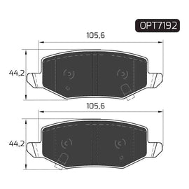 Haval Jolion - Rear Brake Pads | OPTIMA | OPT7192 - SKU OPT7192 - SpareMe South Africa