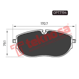 VW Caravelle T6 Brake Pads (F) OPT7194 for Sale South Africa Brake Pads SpareMe