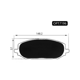 Volkswagen Polo - Front Brake Pads | OPTIMA | OPT7196