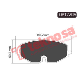 VW Caddy V 2020-S (F) Brake Pads OPT7205 for Sale South Africa Brake Pads SpareMe