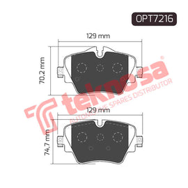 BMW 1 Series F40 (F) Brake Pads OPT7216 for Sale South Africa Brake Pads SpareMe