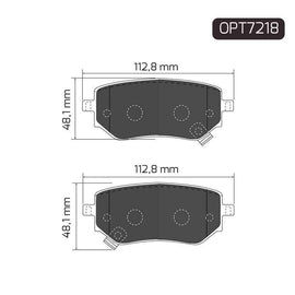 Mercedes-Benz AMG GT - Rear Brake Pads | OPTIMA | OPT7218 - SKU OPT7218 - SpareMe South Africa