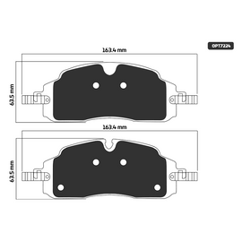 Ford TRANSPORTER / CARAVELLE - Front Brake Pads | OPTIMA | OPT7224 - SKU OPT7224 - SpareMe South Africa