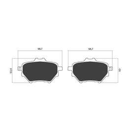 OPTIMA Rear Brake Pads for GWM H2 - SKU OPT7226 - SpareMe South Africa