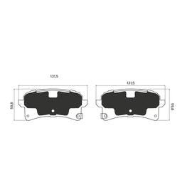 OPTIMA Rear Brake Pads for Haval H9 - SKU OPT7228 - SpareMe South Africa