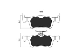 Ford Fiesta - Rear Brake Pads | OPTIMA | OPT7230