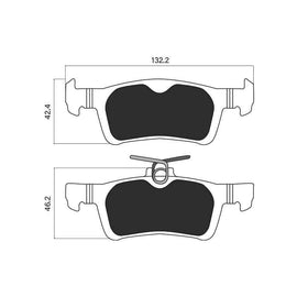 Ford Fiesta - Rear Brake Pads | OPTIMA | OPT7230 - SKU OPT7230 - SpareMe South Africa