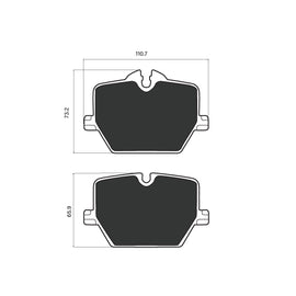 OPTIMA Rear Brake Pads for BMW 3 Series - SKU OPT7233 - SpareMe South Africa