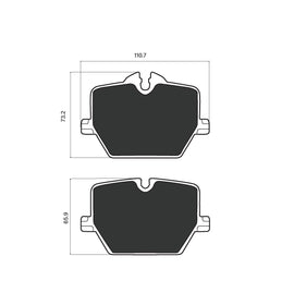OPTIMA Rear Brake Pads for BMW 3 Series - SKU OPT7233 - SpareMe South Africa