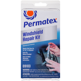 Windshield Repair Kit - Syringe Lubricates Permatex