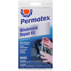 Windshield Repair Kit - Syringe Lubricates Permatex