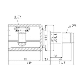 OPTIMA Front Inner Cv Joint - SKU RV4019 - SpareMe