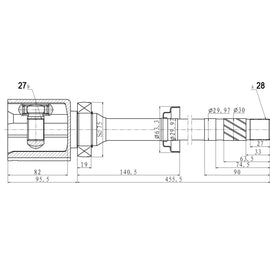 OPTIMA Front Inner Cv Joint - SKU RV4025 - SpareMe