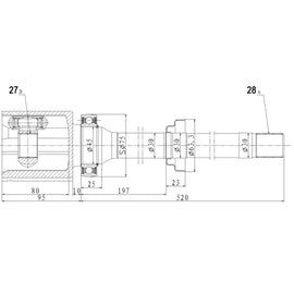 OPTIMA Front Inner Cv Joint - SKU RV4027 - SpareMe