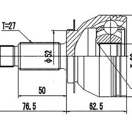 OPTIMA Front Outer Cv Joint - SKU SB3005 - SpareMe