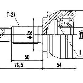 OPTIMA Front Outer Cv Joint - SKU SB3006 - SpareMe