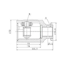 OPTIMA Front Inner Cv Joint - SKU SB4006 - SpareMe