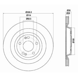 GWM H6 - Front Brake Disc | OPTIMA | TBD2011-D - SKU TBD2011-D - SpareMe South Africa