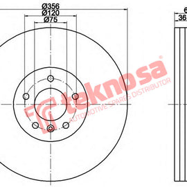Brake Components Brake Disc TBD7021-D OPTIMA