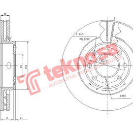Brake Components Brake Disc TBD7031-D OPTIMA