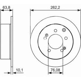 KIA Cerato - Rear Brake Disc | OPTIMA | TBD7096-D - SKU TBD7096-D - SpareMe South Africa