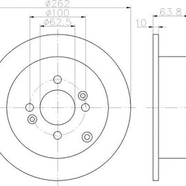 HYUNDAI Accent - Rear Brake Disc | OPTIMA | TBD7129-D - SKU TBD7129-D - SpareMe South Africa
