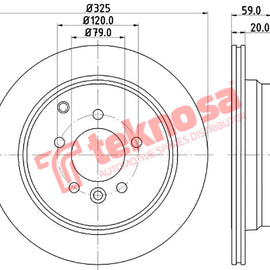 Brake Components Brake Disc TBD7135-D OPTIMA
