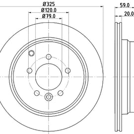 LAND ROVER Discovery - Rear Brake Disc | OPTIMA | TBD7135-D - SKU TBD7135-D - SpareMe South Africa