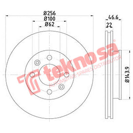 Brake Components Brake Disc TBD7187-D OPTIMA