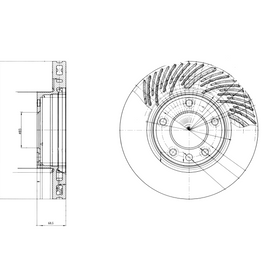 OPTIMA Front Brake Disc for Volkswagen Touareg - SKU TBD7190-D - SpareMe South Africa