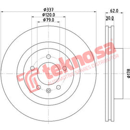 Brake Components Brake Disc TBD7192-D OPTIMA