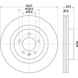 LAND ROVER Discovery - Front Brake Disc | OPTIMA | TBD7192-D - SKU TBD7192-D - SpareMe South Africa