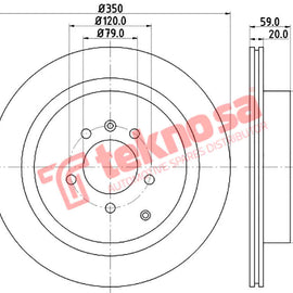 Brake Components Brake Disc TBD7193-D OPTIMA