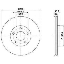 NISSAN Qashqai - Front Brake Disc | OPTIMA | TBD7217-D - SKU TBD7217-D - SpareMe South Africa