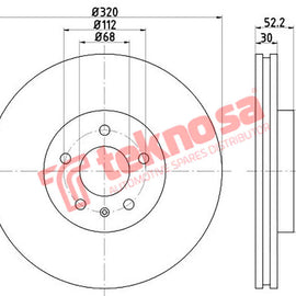 Brake Components Brake Disc TBD7219-D OPTIMA