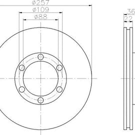 ISUZU KB-series - Front Brake Disc | OPTIMA | TBD7270-D - SKU TBD7270-D - SpareMe South Africa