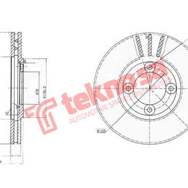 Brake Components Brake Disc TBD7271-D OPTIMA