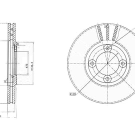TOYOTA Cressida - Front Brake Disc | OPTIMA | TBD7271-D - SKU TBD7271-D - SpareMe South Africa