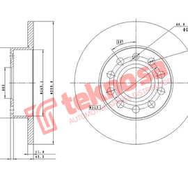 Brake Components Brake Disc TBD7280-D OPTIMA