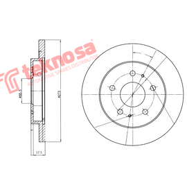 Brake Components Brake Disc TBD7409-D OPTIMA