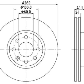 OPEL Combo - Front Brake Disc | OPTIMA | TBD7533-D - SKU TBD7533-D - SpareMe South Africa