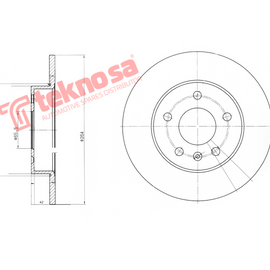 Brake Components Brake Disc TBD7562-D OPTIMA