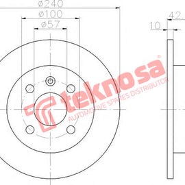 Brake Components Brake Disc TBD7563-D OPTIMA