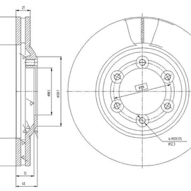 ISUZU KB-series - Front Brake Disc | OPTIMA | TBD7588-D - SKU TBD7588-D - SpareMe South Africa