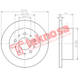 Brake Components Brake Disc TBD7633-D OPTIMA